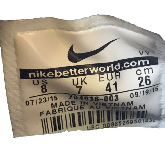 Sold🎈Nike Free SB Trainers Sneakers 704936-003 Black/ Black  US 8 UK 7 EU 41 - Picture 4 of 7